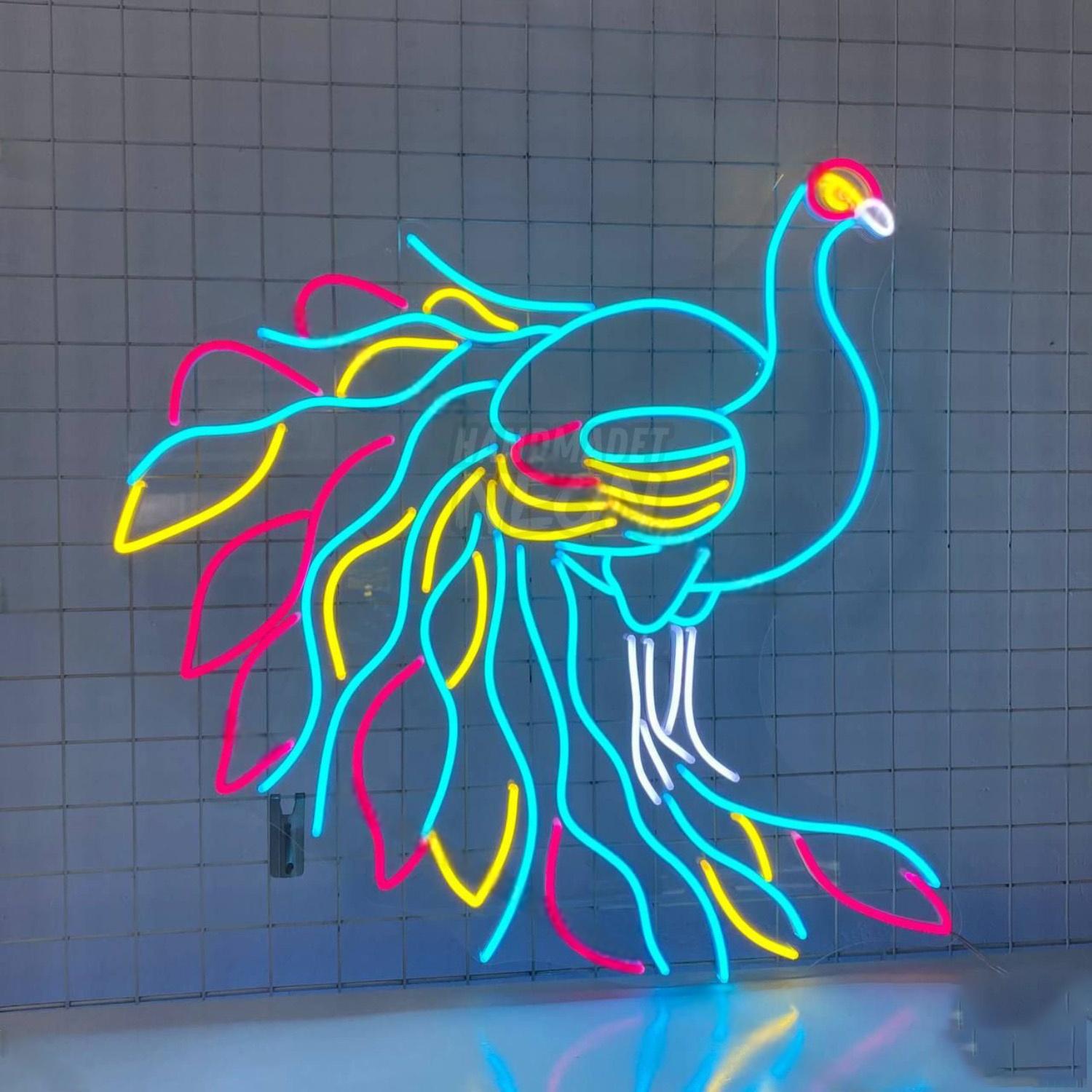 Peacock Neon Led Neon Sign | Shineneon