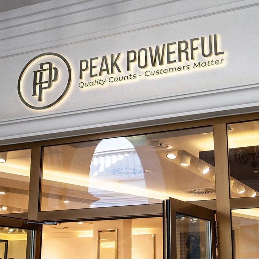 Peak Powerful 3D Backlit Channel Letters Led Light Sign - Shineneon