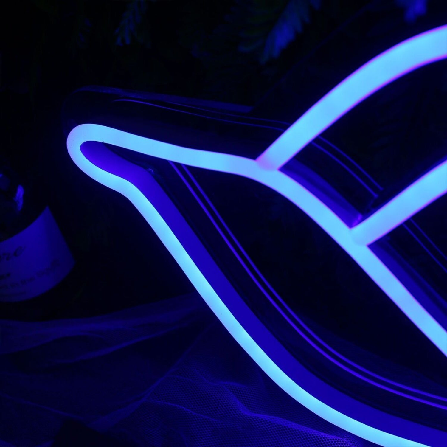 Peaked Cap Blue Neon Led Sign | Shineneon
