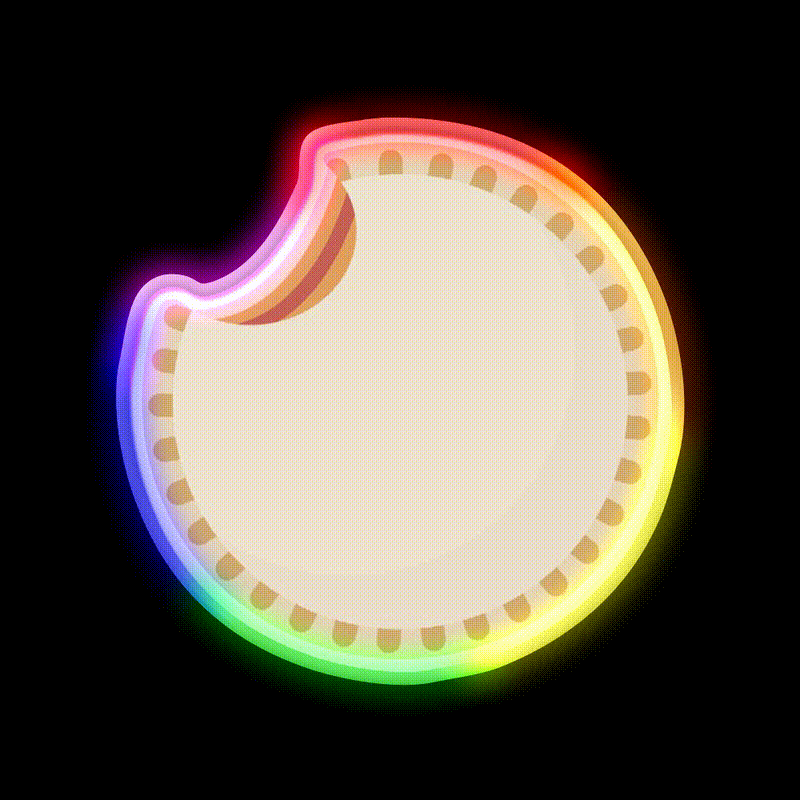 Peanut Butter Jelly Time Snack Food Led Neon Sign Rgb Color - LED neon sign close-up detail