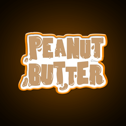 Peanut Butter Snack Food Led Neon Sign For Snack Room Rgb Color - Shineneon