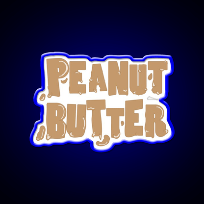Peanut Butter Snack Food Led Neon Sign For Snack Room Rgb Color - Shineneon