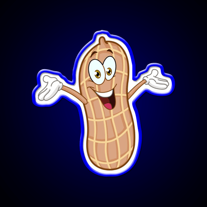 Peanut Cartoon Snack Food Led Neon Sign Rgb Color - Shineneon