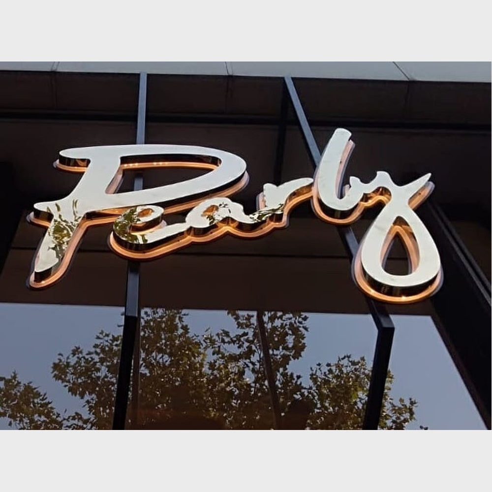 Pearly 3D Backlit Channel Letters Led Light Sign