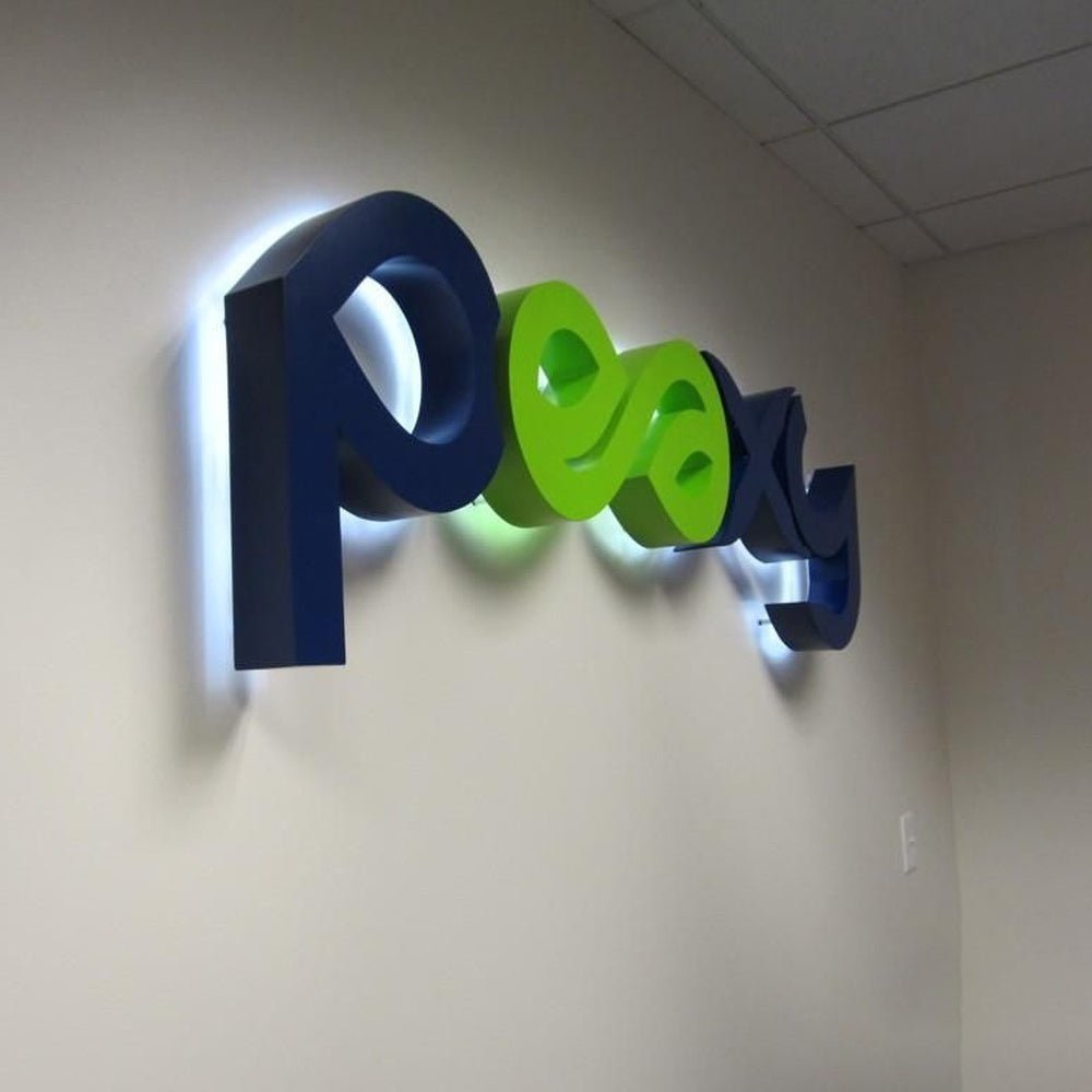 Peaxy 3D Backlit Channel Letters Led Light Sign - Shineneon