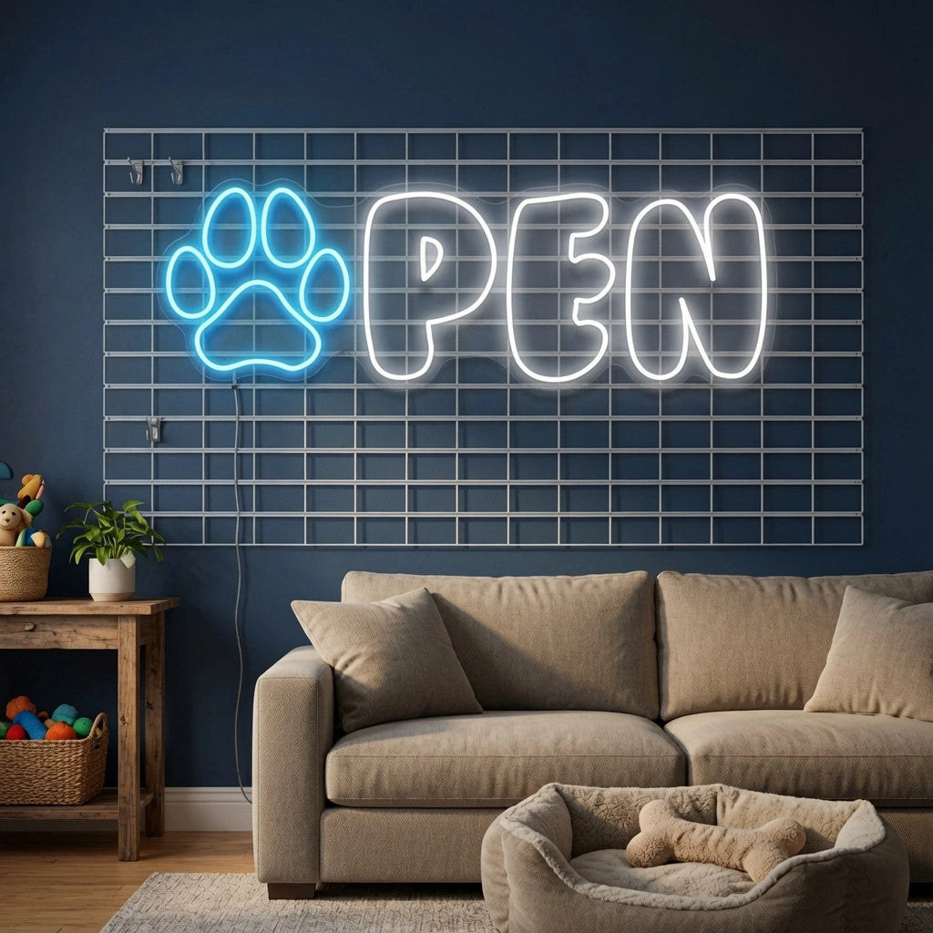Peco Wall Decor LED Neon Sign - 03 Real Lifestyle Scene