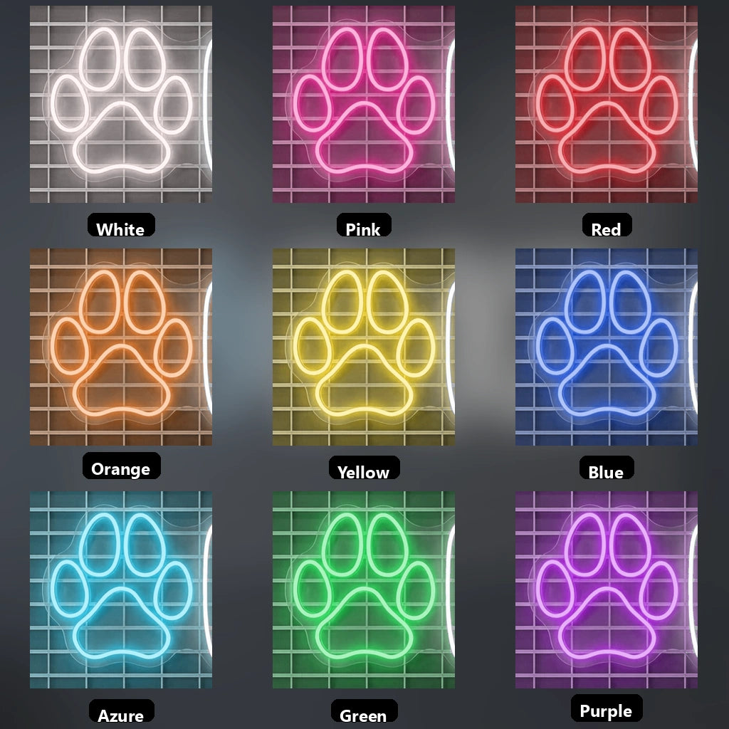 Peco Wall Decor LED Neon Sign - 05 Color Grid