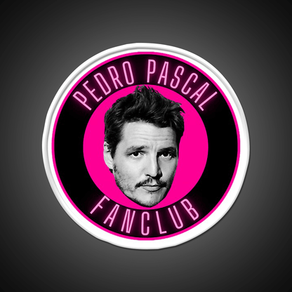 Pedro Pascal Fanclub Whiskey Drink Bar Led Neon Sign Rgb Color - Shineneon
