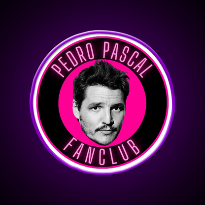 Pedro Pascal Fanclub Whiskey Drink Bar Led Neon Sign Rgb Color - Shineneon