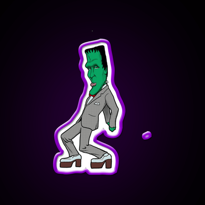Pee Wee Herman Munster Caricature Party Drink Tequila Led Neon Sign Rgb Color - Shineneon