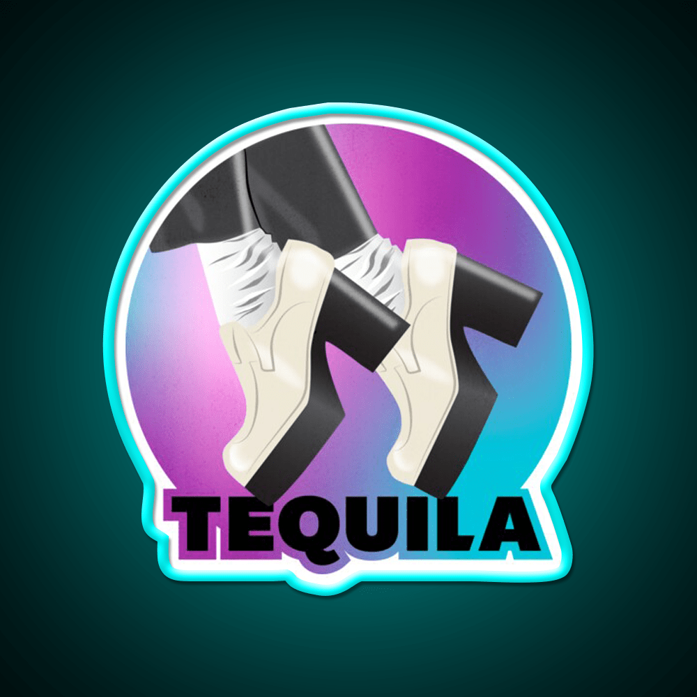 Peewee Tequila Party Drink Tequila Led Neon Sign Rgb Color - Shineneon