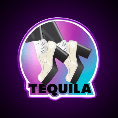 Peewee Tequila Party Drink Tequila Led Neon Sign Rgb Color - Shineneon