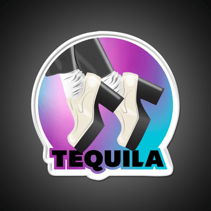 Peewee Tequila Party Drink Tequila Led Neon Sign Rgb Color - Shineneon
