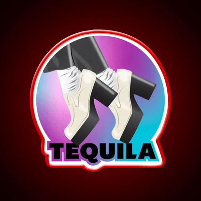 Peewee Tequila Party Drink Tequila Led Neon Sign Rgb Color - Shineneon