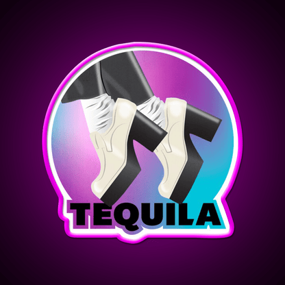 Peewee Tequila Party Drink Tequila Led Neon Sign Rgb Color - Shineneon