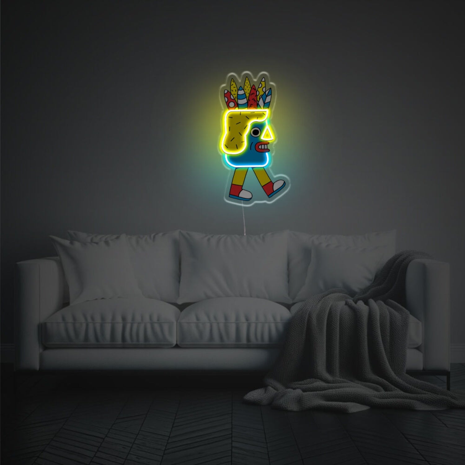 Pen Holder Man Led Neon Acrylic Artwork | Shineneon