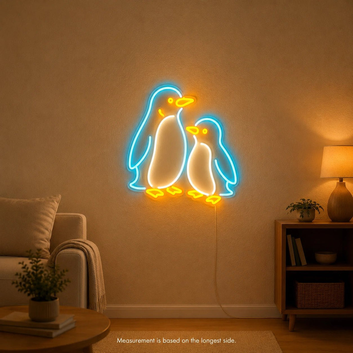 Penguin Pair LED Neon Sign - Shineneon