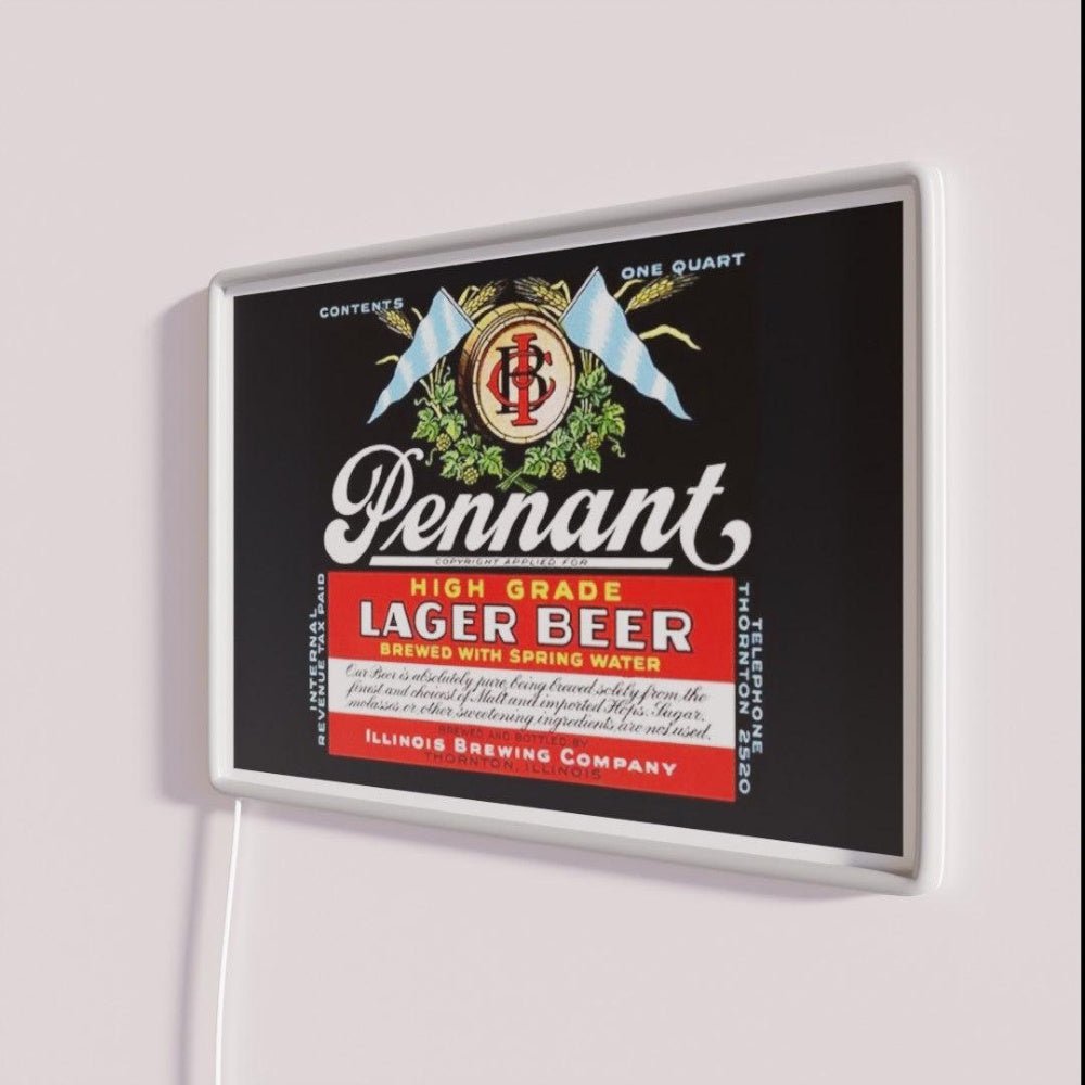 Pennant Lager Beer Rgb Led Neon Sign - Shineneon