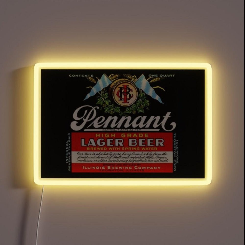 Pennant Lager Beer Rgb Led Neon Sign - Shineneon