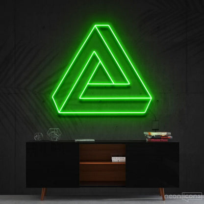 Penrose Triangle Neon Sign For Geometric Art Lovers | Shineneon