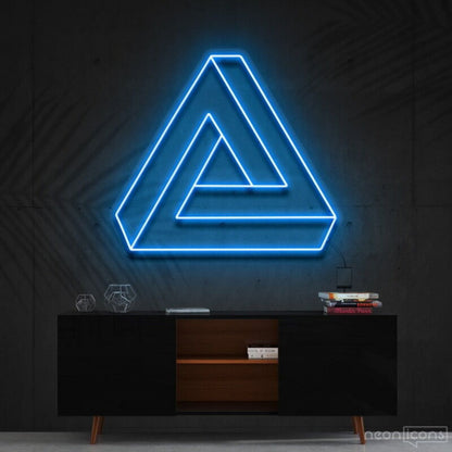 Penrose Triangle Neon Sign For Geometric Art Lovers | Shineneon