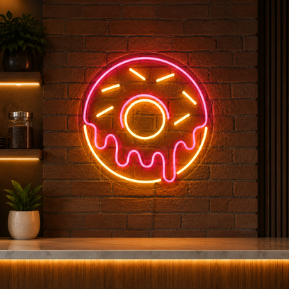 People Sitting At A Table LED Neon Sign - 01 Original Product Image
