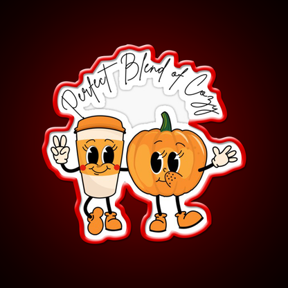 Perfect Blend Of Cozy Cafe Led Neon Sign Espresso Bar Art Rgb Color