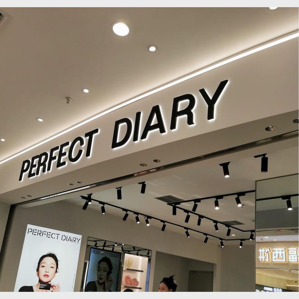 Perfect Diary 3D Backlit Channel Letters Led Light Sign - Shineneon