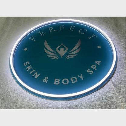 Perfect Skin Body Spa Acrylic Business Logo Sign - Shineneon