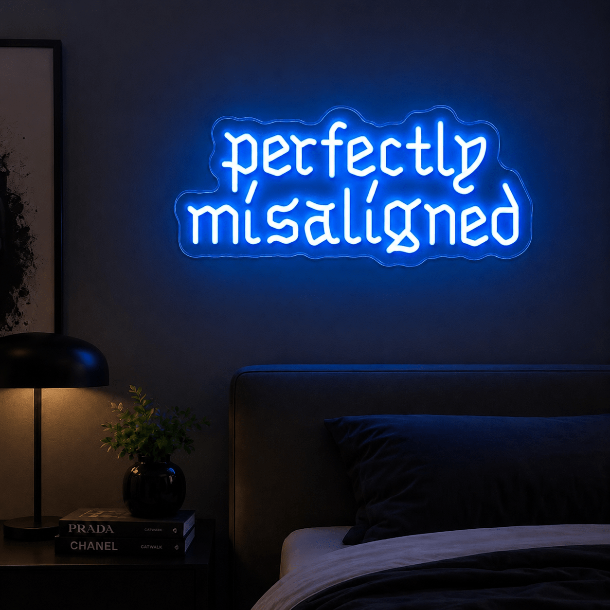 Perfectly Misalligned Wall Decor LED Neon Sign - Shineneon