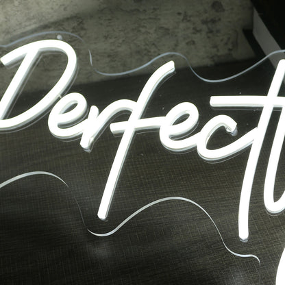 Perfectly Poku White Led Neon Sign - Shineneon