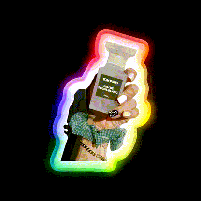 Perfume Nail Salon Led Neon Sign Rgb Color - LED neon sign close-up detail