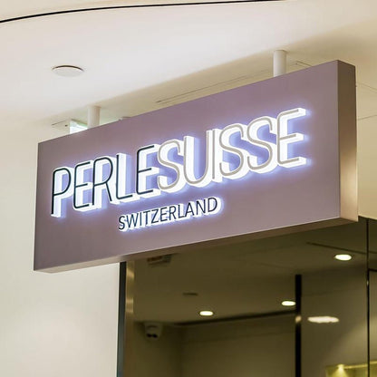 Perlesusse Switzerland 3D Backlit Letters Business Metal Led Sign - Shineneon