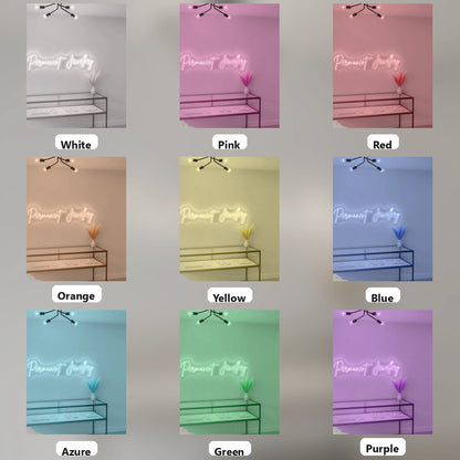 Permanent Jewelry LED Neon Sign - 05 Color Grid