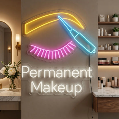 Permanent Makeup LED Neon Sign - 02 High-Converting Product Image