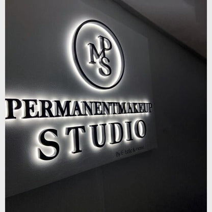 Permanentmarkup Studio 3D Backlit Channel Letters Led Light Sign - Shineneon