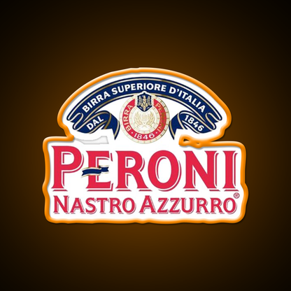Peroni Nastro Azzurro Classic Logo Beer Bar Decor Led Neon Sign Rgb Color - LED neon sign view 6