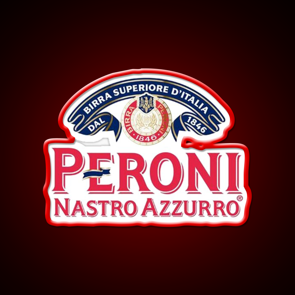 Peroni Nastro Azzurro Classic Logo Beer Bar Decor Led Neon Sign Rgb Color - LED neon sign view 10