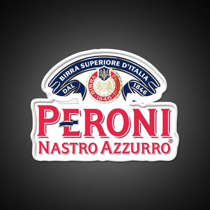 Peroni Nastro Azzurro Classic Logo Beer Bar Decor Led Neon Sign Rgb Color - LED neon sign view 11