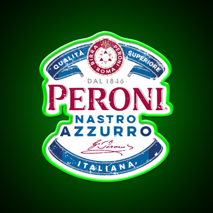Peroni Nastro Azzurro Essential Beer Bar Decor Led Neon Sign Rgb Color - LED neon sign view 8