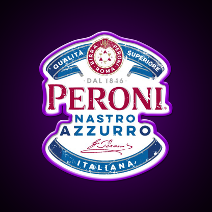 Peroni Nastro Azzurro Essential Beer Bar Decor Led Neon Sign Rgb Color - LED neon sign view 9