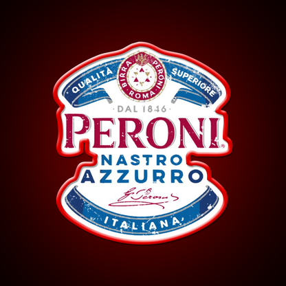 Peroni Nastro Azzurro Essential Beer Bar Decor Led Neon Sign Rgb Color - LED neon sign view 10