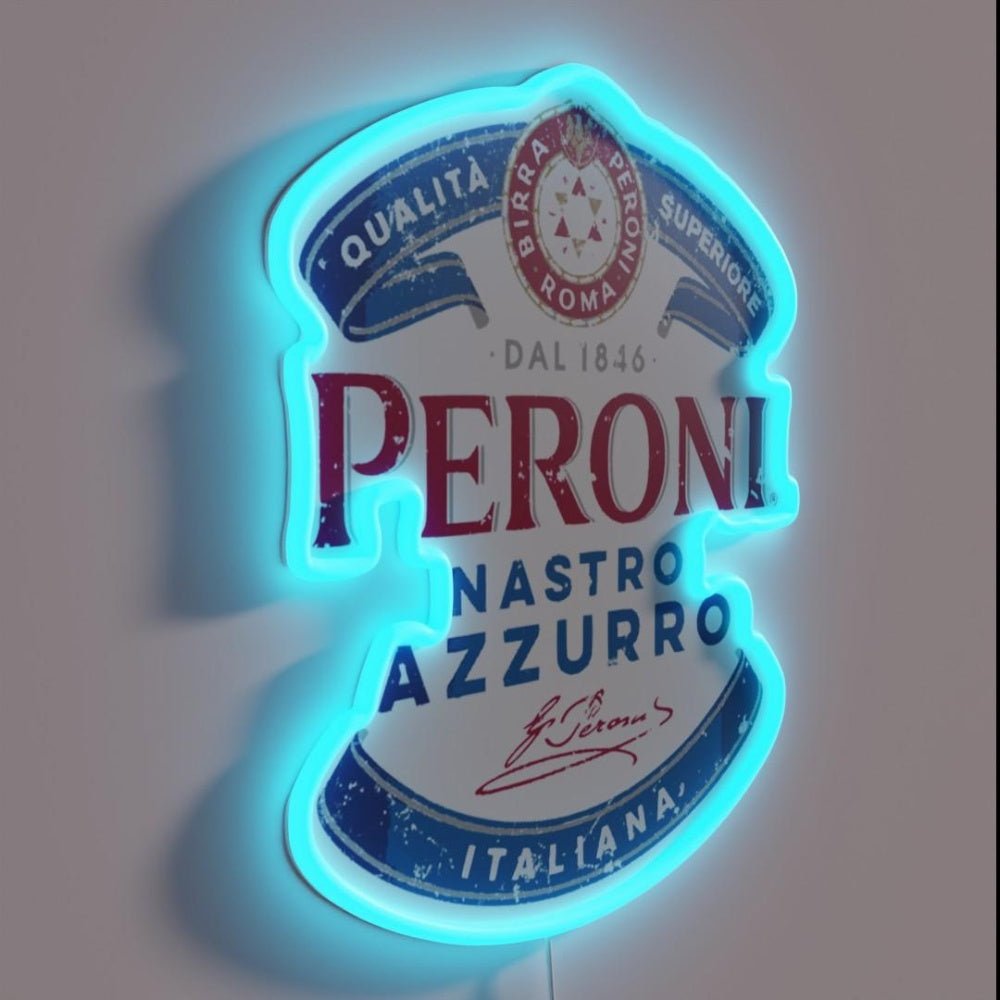 Peroni Nastro Azzurro Essential Rgb Led Neon Sign - Shineneon