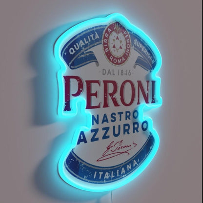 Peroni Nastro Azzurro Essential Rgb Led Neon Sign - Shineneon