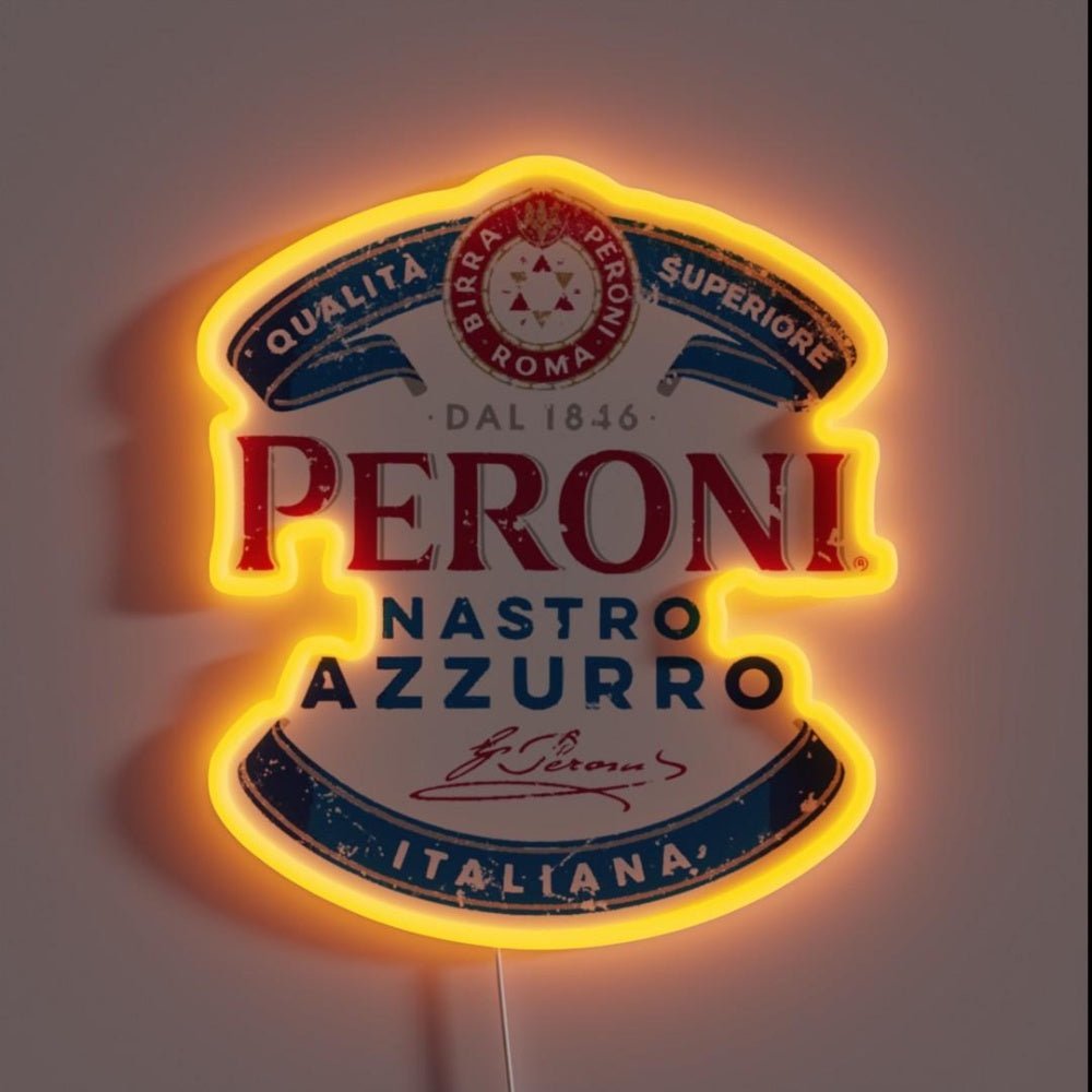 Peroni Nastro Azzurro Essential Rgb Led Neon Sign - Shineneon