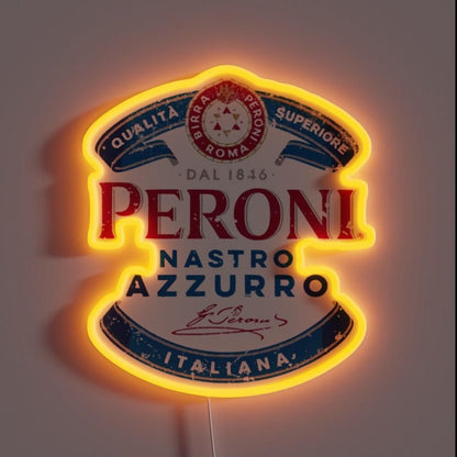 Peroni Nastro Azzurro Essential Rgb Led Neon Sign - Shineneon