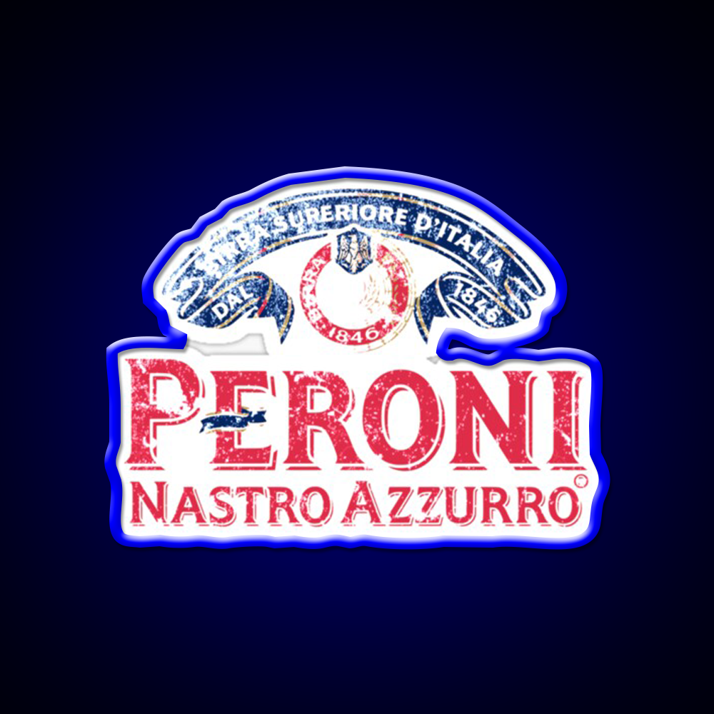 Peroni Nastro Azzurro Italy Beer Bar Decor Led Neon Sign Rgb Color - LED neon sign view 5