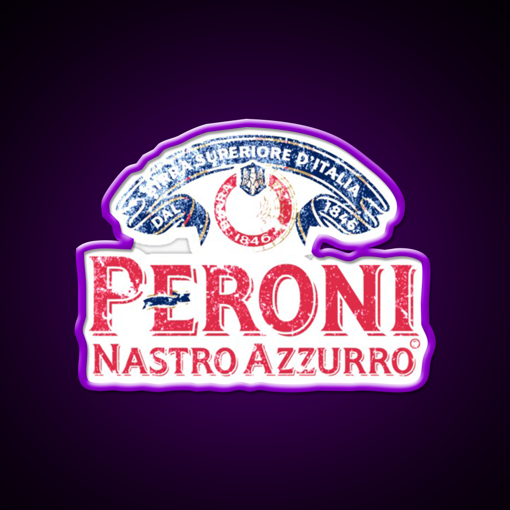 Peroni Nastro Azzurro Italy Beer Bar Decor Led Neon Sign Rgb Color - LED neon sign view 9