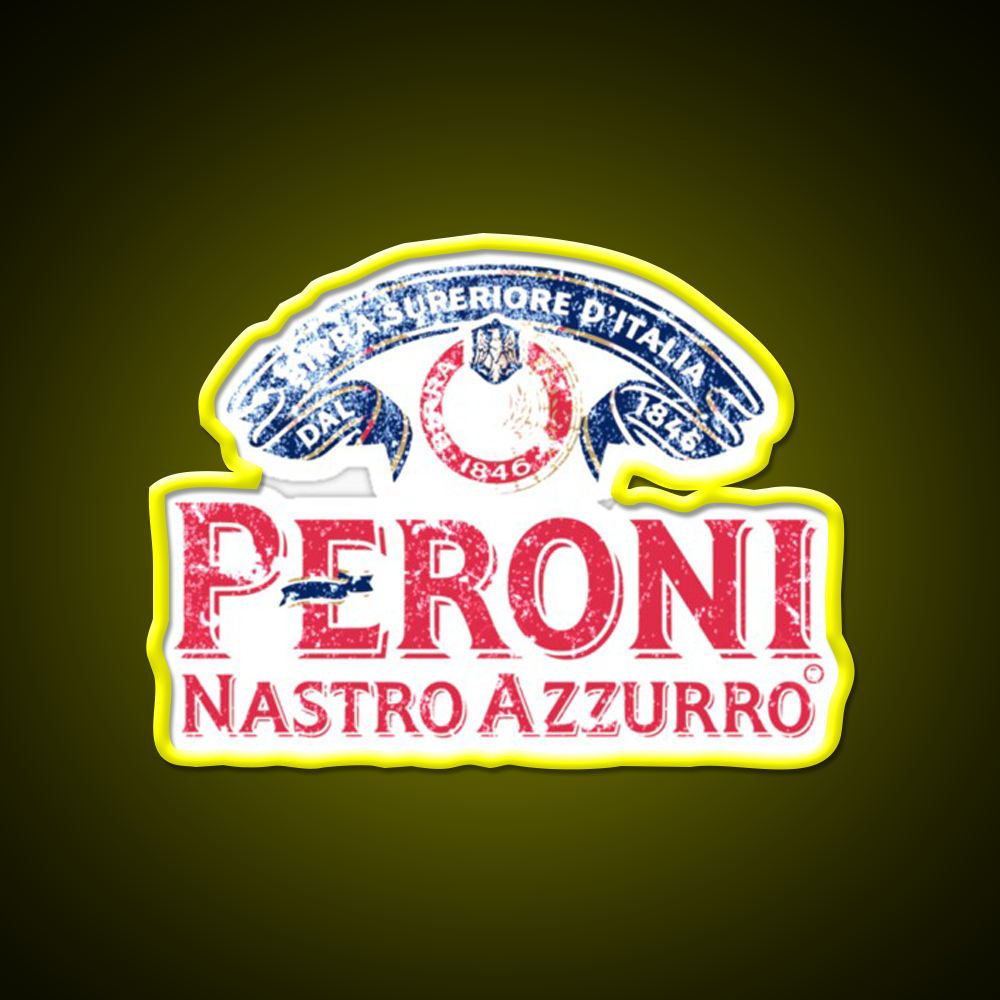 Peroni Nastro Azzurro Italy Beer Bar Decor Led Neon Sign Rgb Color - LED neon sign view 7