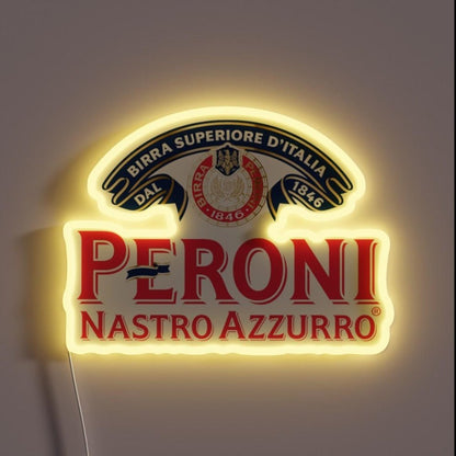 Peroni Nastro Azzurro Italy Rgb Led Neon Sign - Shineneon